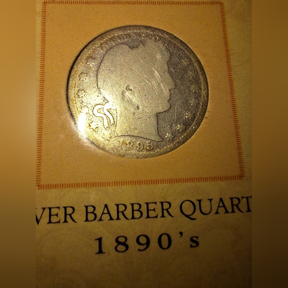 1890s Silver Barber Quarter Huge ERROR!!!